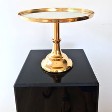 Load image into Gallery viewer, Gold cake stand
